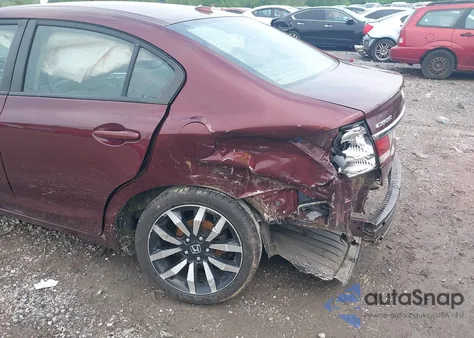 2014 Honda Civic Ex-L из США, поврежденный, VIN 19XFB2F91EE244616